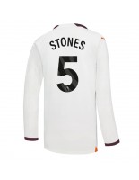 Manchester City John Stones #5 Vieraspaita 2023-24 Pitkähihainen